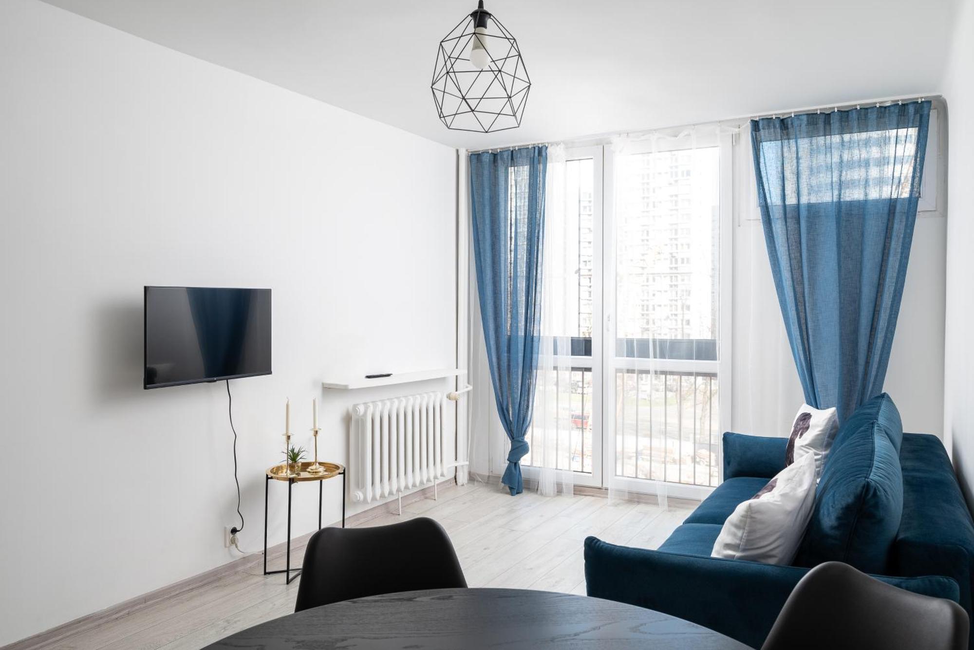 Grzybowska Blue City Centre Apartment Варшава Екстериор снимка